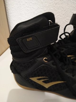 Zapatillas Boxeo Everlast Negras y Doradas