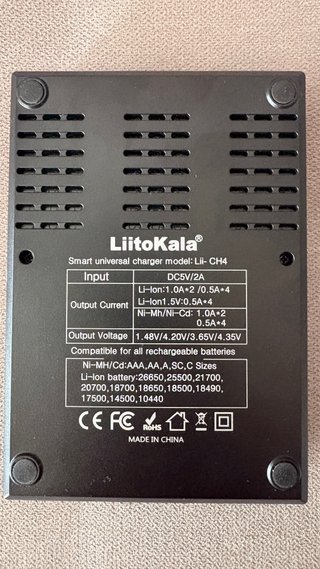 Cargador LiitoKala Lii-CH4