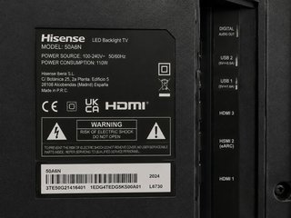 Hisense 50” 4K Smart TV Dolby Vision