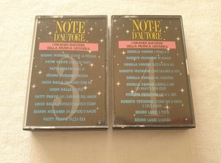 Cassette audio musicassette Note d'Autore pz.7