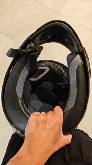 Casco Moto SHIRO Azul/Negro