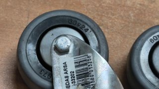 Ruedas giratorias ARSA 60x24 mm