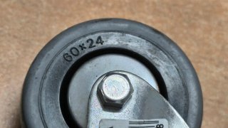 Ruedas giratorias ARSA 60x24 mm