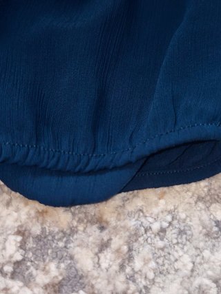 Blusa azul marino fluida talla XL