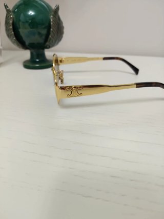 Occhiali da sole Celine donna oro e verdi