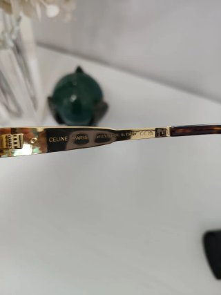 Occhiali da sole Celine donna oro e verdi