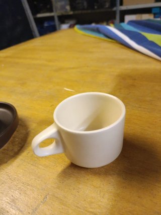 Juego café retro 6 tazas y platos