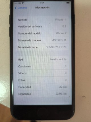 iPhone 7 32GB Negro