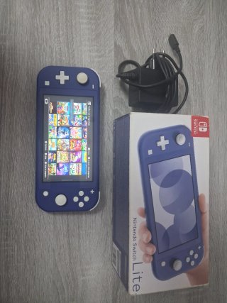 Nintendo Switch Lite Azul + juegos