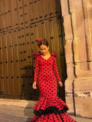 Traje de flamenca talla 34