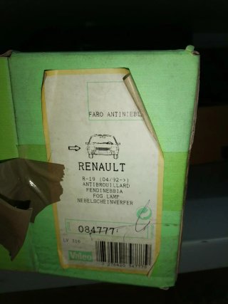 Faro Antiniebla Izquierdo Renault R-19