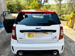 Coche sin carnet Ligier Blanco/Rojo
