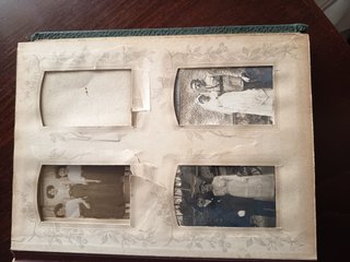Álbum Fotos Antiguo Belle Époque Art Nouveau