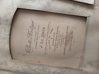 Álbum Fotos Antiguo Belle Époque Art Nouveau