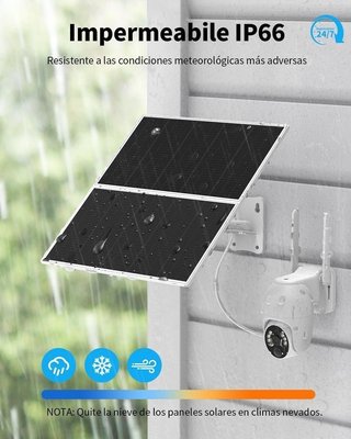 Cámara Vigilancia Solar 4G 20W NUEVA