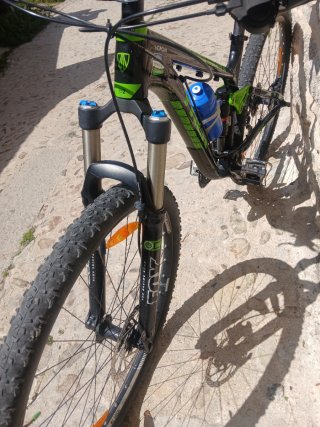 Bicicleta Montaña Trek Negra/Verde