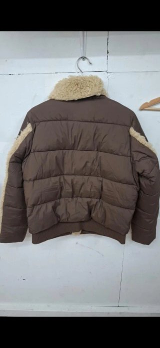Chaqueta Desigual Marrón y Beige