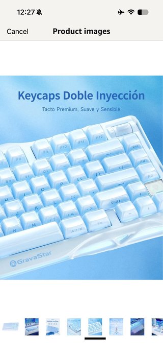 GravaStar Mercury K1 Mechanical Wireless Gaming Ke