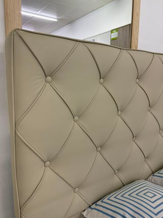 Cama canapé beige de matrimonio - hacemos envíos!
