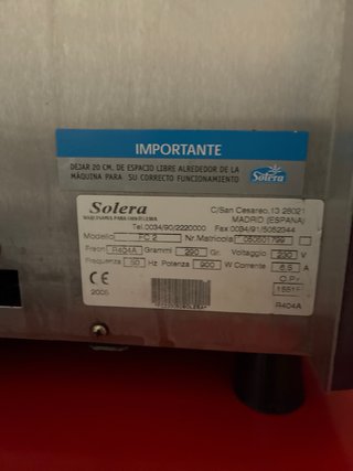 Máquina de granizado 2 tolvas