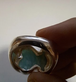 Anillo Tous Oso Verde Plata Mirar centímetros foto