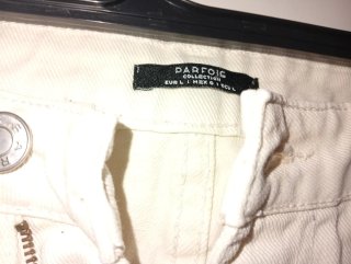 Vaqueros rectos Parfois blancos
