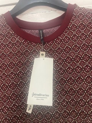 Vestido midi señora algodón y poliéster