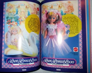 libro pubblicità giocattoli Iridella Jem Popples