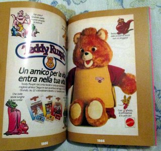 libro pubblicità giocattoli Iridella Jem Popples