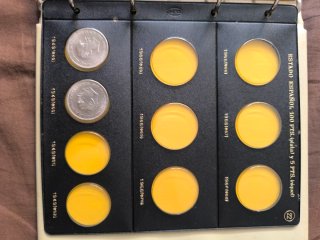 Álbum Monedas Pardo Estado Español Franco