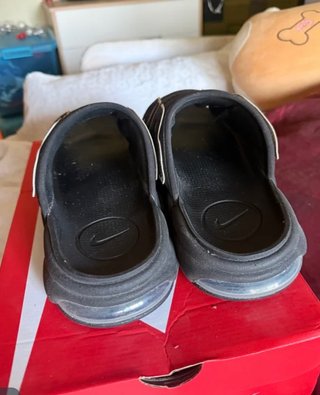 Chanclas Nike Air Uptempo Negras Talla 44