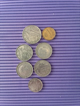 Pack de Billete 1000 pesetas y monedas !NO ENVIO!!