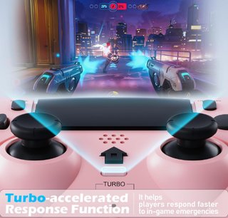 Controlador Inalámbrico Rosa para PS4