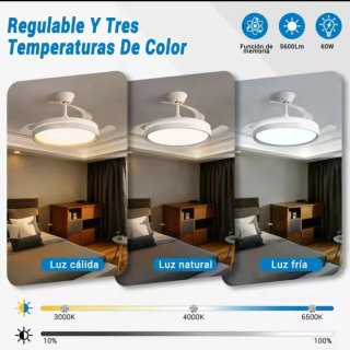 Ventilador Techo Lámpara LED "NUEVO"