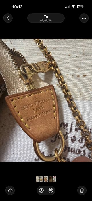 Pochette Louis Vuitton Damier Azur