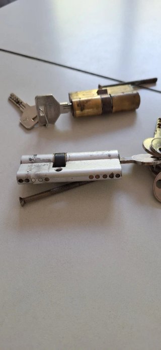 Bombín Cerradura Puerta Blindada + 5 Llaves