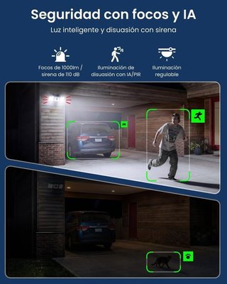 Cámara 2K WiFi 6 Reolink Solar Floodlight NUEVO