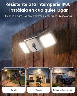 Cámara 2K WiFi 6 Reolink Solar Floodlight NUEVO