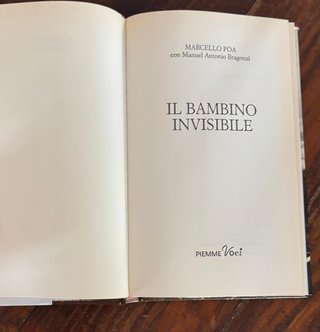 il bambino invisibile romanzo