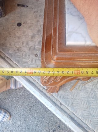 Juego de Mesas madera y mármol