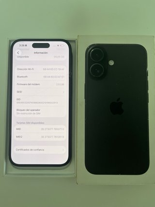 iPhone 16 Negro