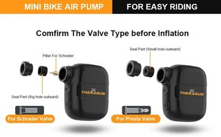 Mini inflador con batería para bicicleta (NUEVO)