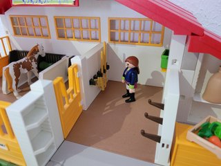 Cuadra de Caballos de Playmobil