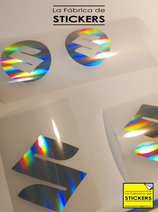 Pack 8 Pegatinas SUZUKI GSR600 Vinilo holográfico