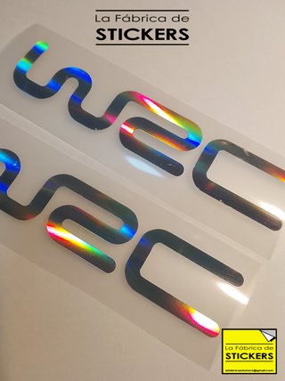 Pack 8 Pegatinas SUZUKI GSR600 Vinilo holográfico