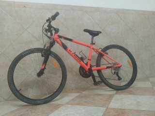 Bicicleta Montaña Naranja B'TWIN