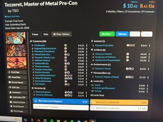 Mazo preconstruido Magic Tezzeret