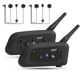 2 Intercomunicadores Moto Bluetooth 800 Metros