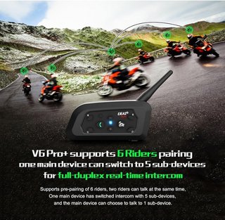 2 Intercomunicadores Moto Bluetooth 800 Metros
