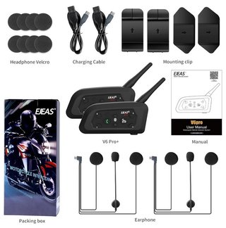2 Intercomunicadores Moto Bluetooth 800 Metros